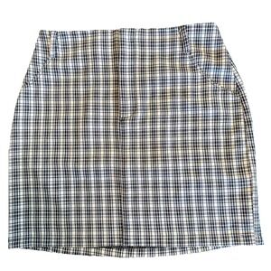Hollister Plaid Mini Skirt Women's Small Preppy Tailored Modern